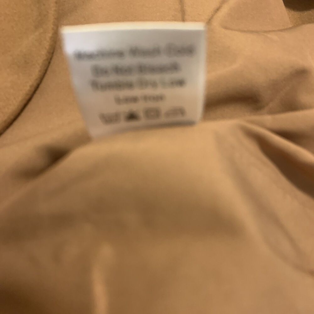 TUCKERNUCK Womens Camel Emerson Coat Dress XXL Career Office Minimalist Preppy - Picture 14 of 16